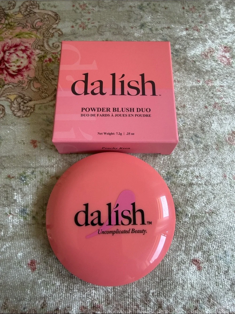 Da Lish|Powder Blush Duo|Peachy Keen|NIB